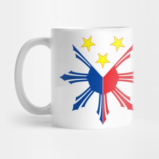 Filipino Sun and Stars Pinoy decal Mug